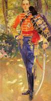 Joaquin Sorolla y Bastida - Retrato Del Rey Don Alfonso XIII con el Uniforme De Husares